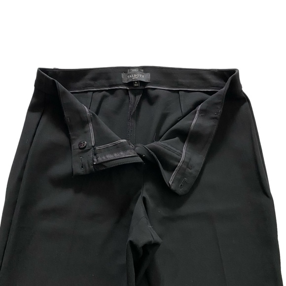 TALBOTS Curvy Bootcut Business Casual Career Black Pants Women’s Size 8 Petite - Picture 5 of 12